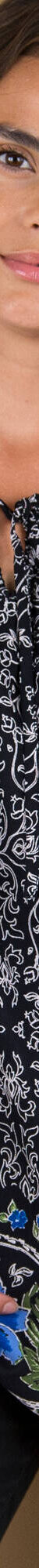 Tunique smockée imprimé base (noir / bleu / vert) Tunique smockée imprimé base (noir / bleu / vert)